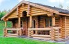 Cedar log cabin