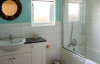 northumberland log cabin bathroom