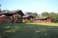 Dartmoor View Lodges log cabin exterior in rural Devon