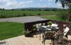 crop vale farm log cabin veranda