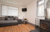 Old Spot log cabin, Westward Ho, North Devon lounge