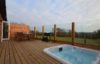 Old Spot log cabin, Westward Ho, North Devon hot tub
